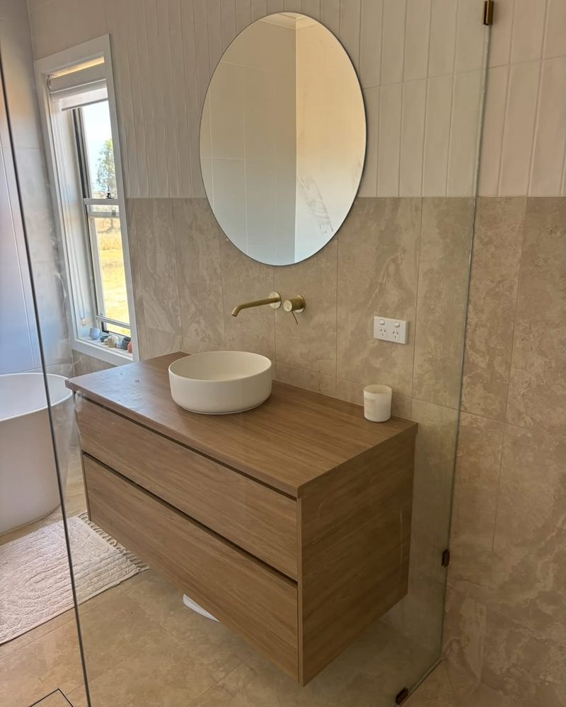 Vanity & Shower — Plumbing on Eyre
